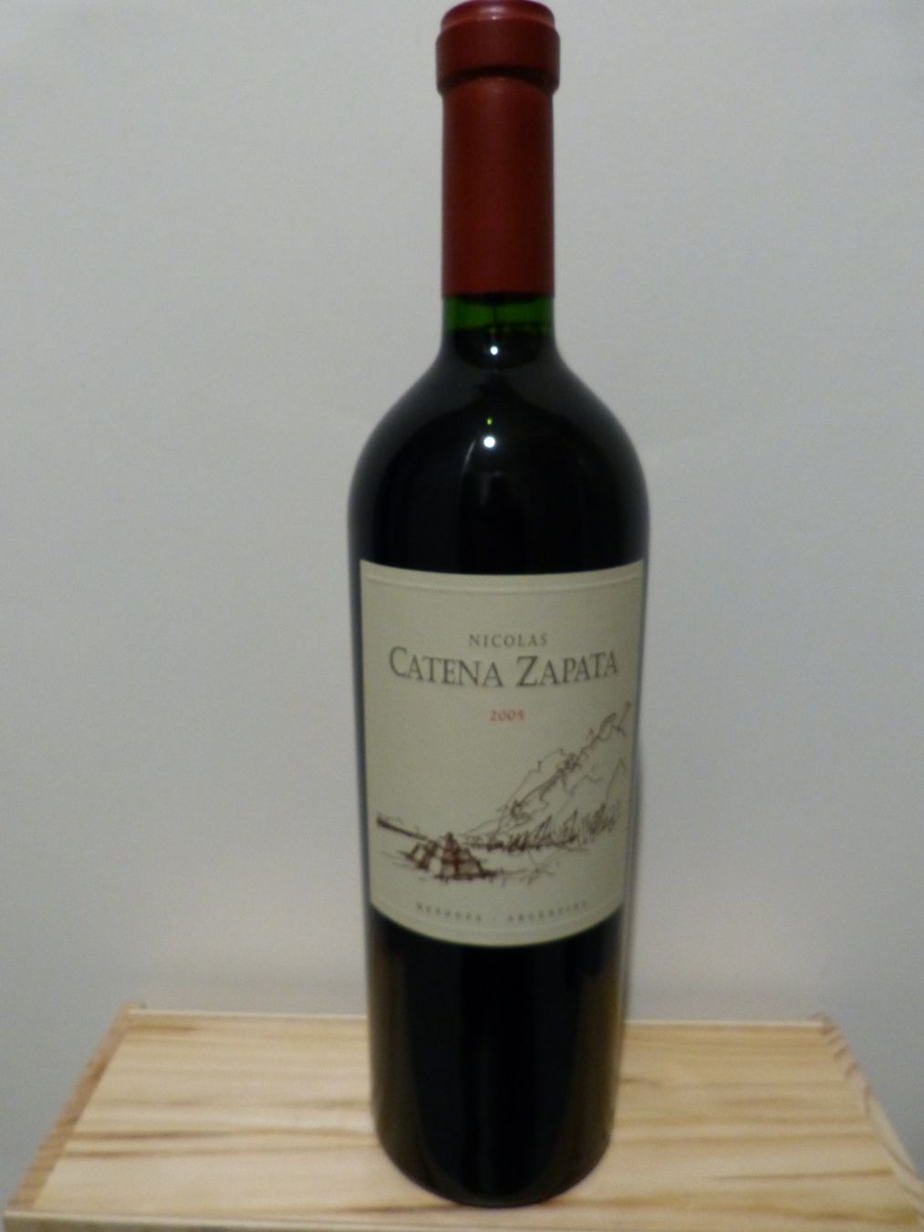 Vino: 1 x 75cl. Catena Zapata "Nicolas" Assemblage 2005 – Nuovo e nell'imballaggio originale da Les Evouettes venduto da rac59