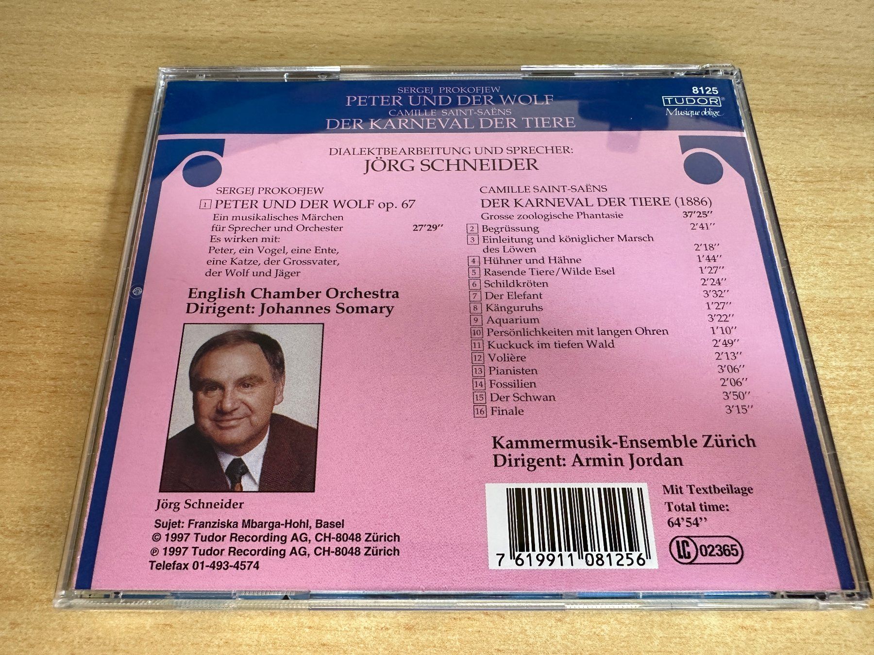 CD: L8 Schneider Jörg - Karneval Der Tiere – Usato da Rikon im Tösstal venduto da Alpenmutz 1