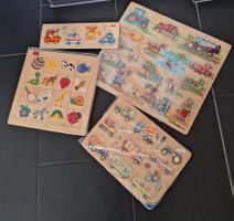 Holz Puzzles für Kinder, 4 Stk.