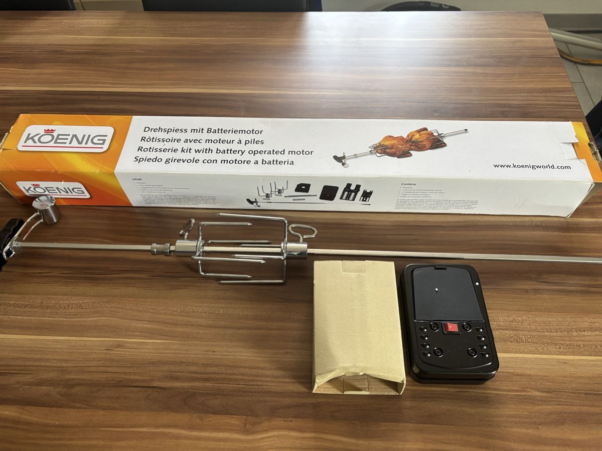 Grills: Drehspiess – Neu und originalverpackt aus Alosen von Tischhuser