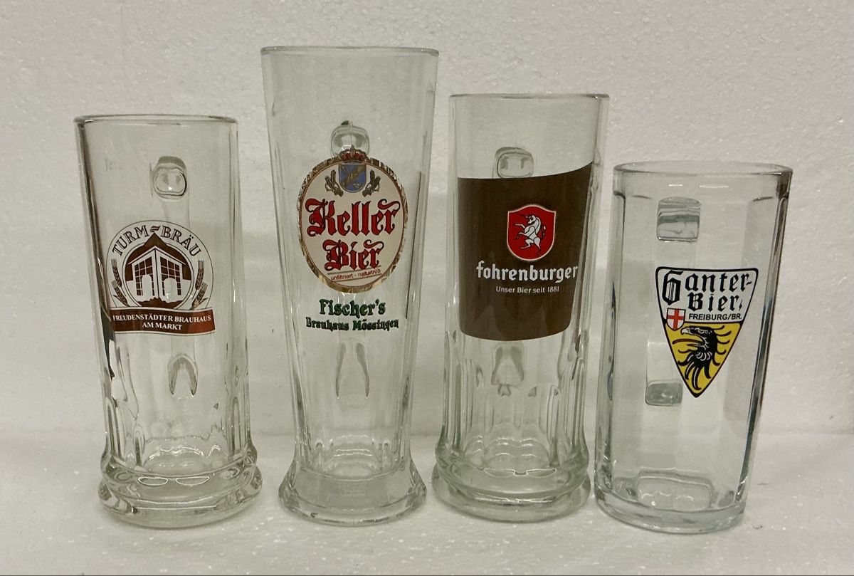 Bicchieri: 4 Bierkrug/Neu – Nuovo (secondo la descrizione) da Arcegno venduto da Denni
