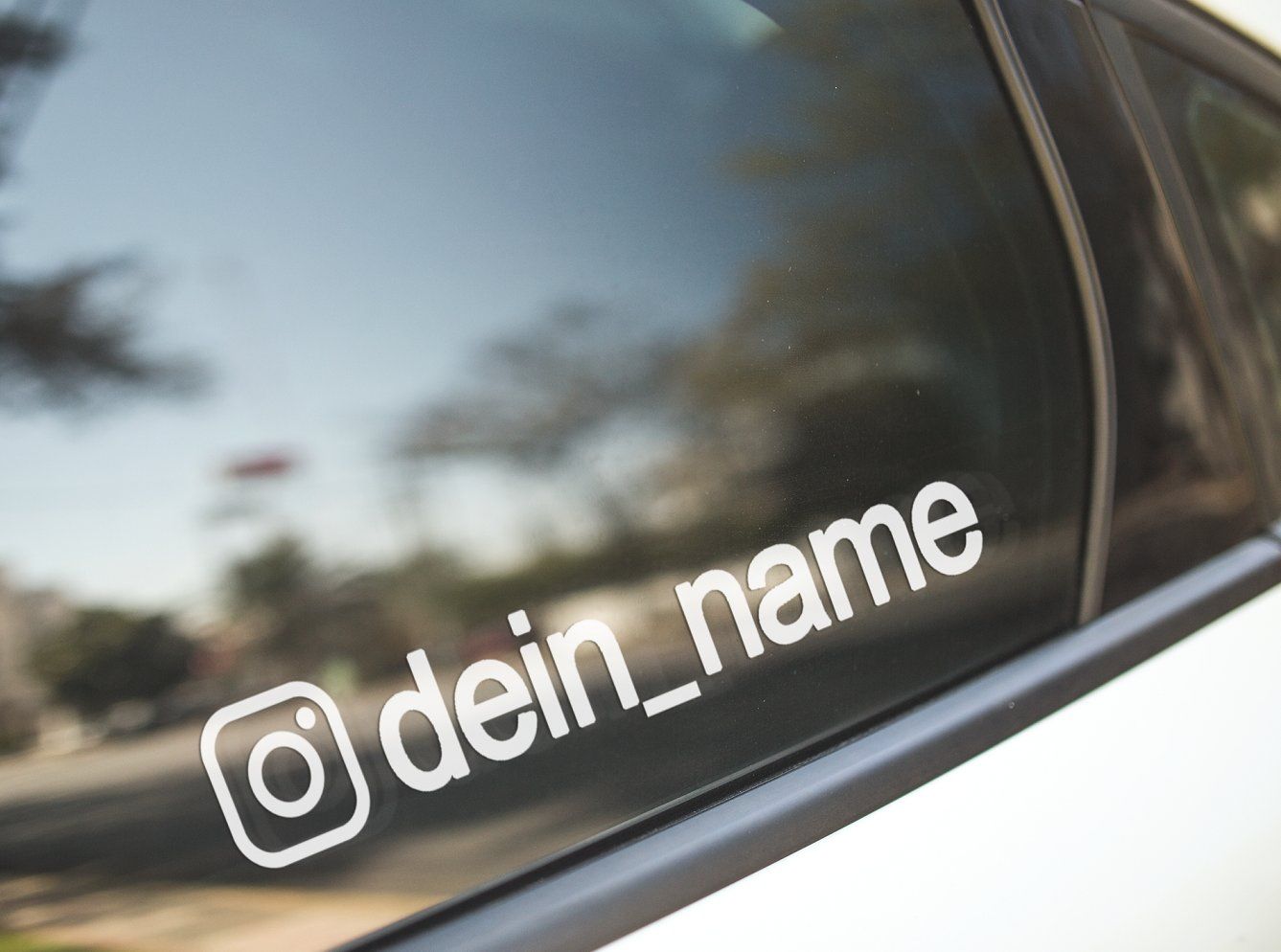Sticker: Instagram Aufkleber mit Wunschname (2er-Set) – Nuovo e nell'imballaggio originale da Wald ZH venduto da lunqdesign