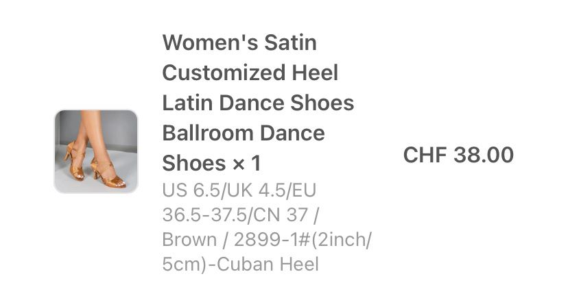 Scarpe da donna: Tanzschuhe Grösse 36.5/37.5 – Nuovo e nell'imballaggio originale da Hochdorf venduto da Blume007 8