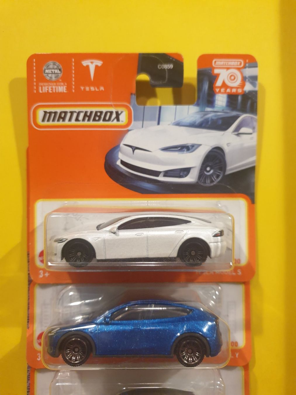 Matchbox Modellautos: 3 x Matchbox TESLA MODELLE – Neu und originalverpackt aus Oftringen von Rotor 3