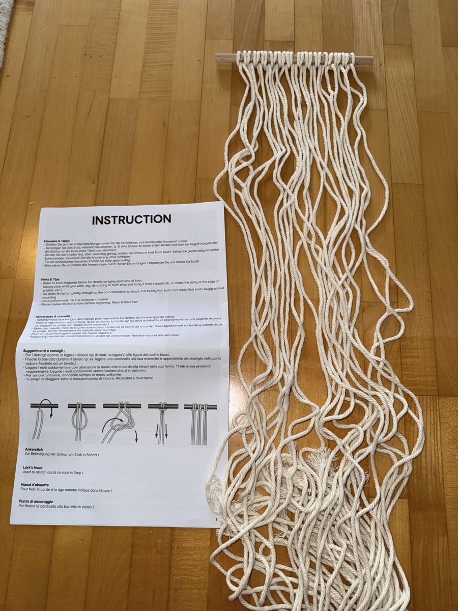 Kit bricolage: Makramee Set – Nuovo (secondo la descrizione) da Mörschwil venduto da Seegurke18