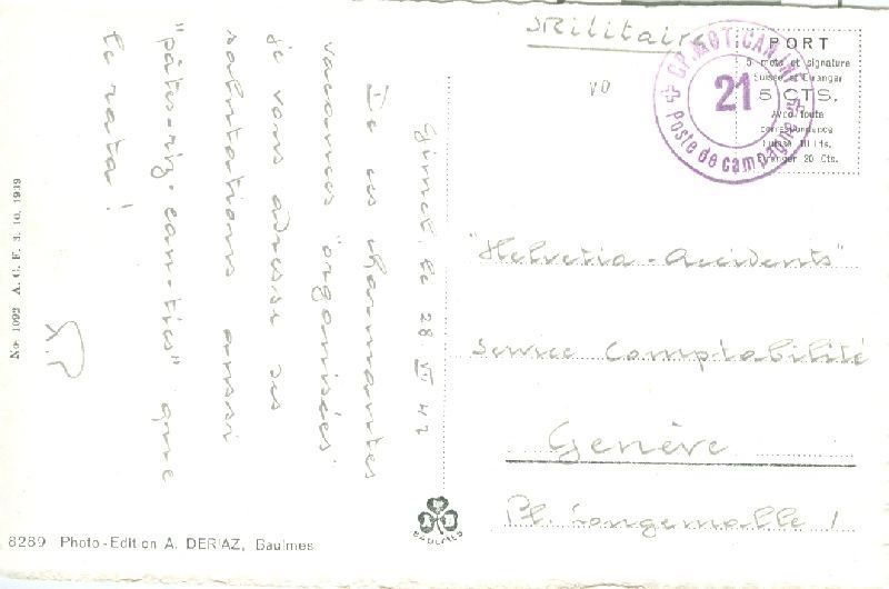Cartoline postali: Gimel + 1942 Feldpost – Usato da Emmenbrücke venduto da teestube 1