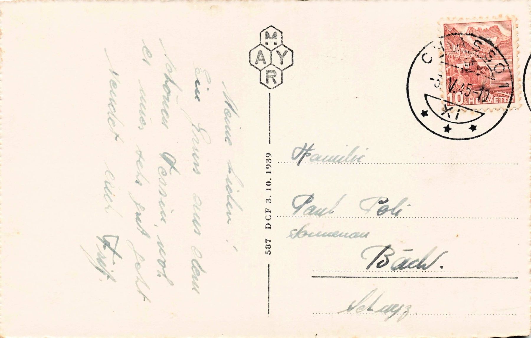 Cartoline postali: Chiasso stazione – Usato da Biasca venduto da Blenio71 1