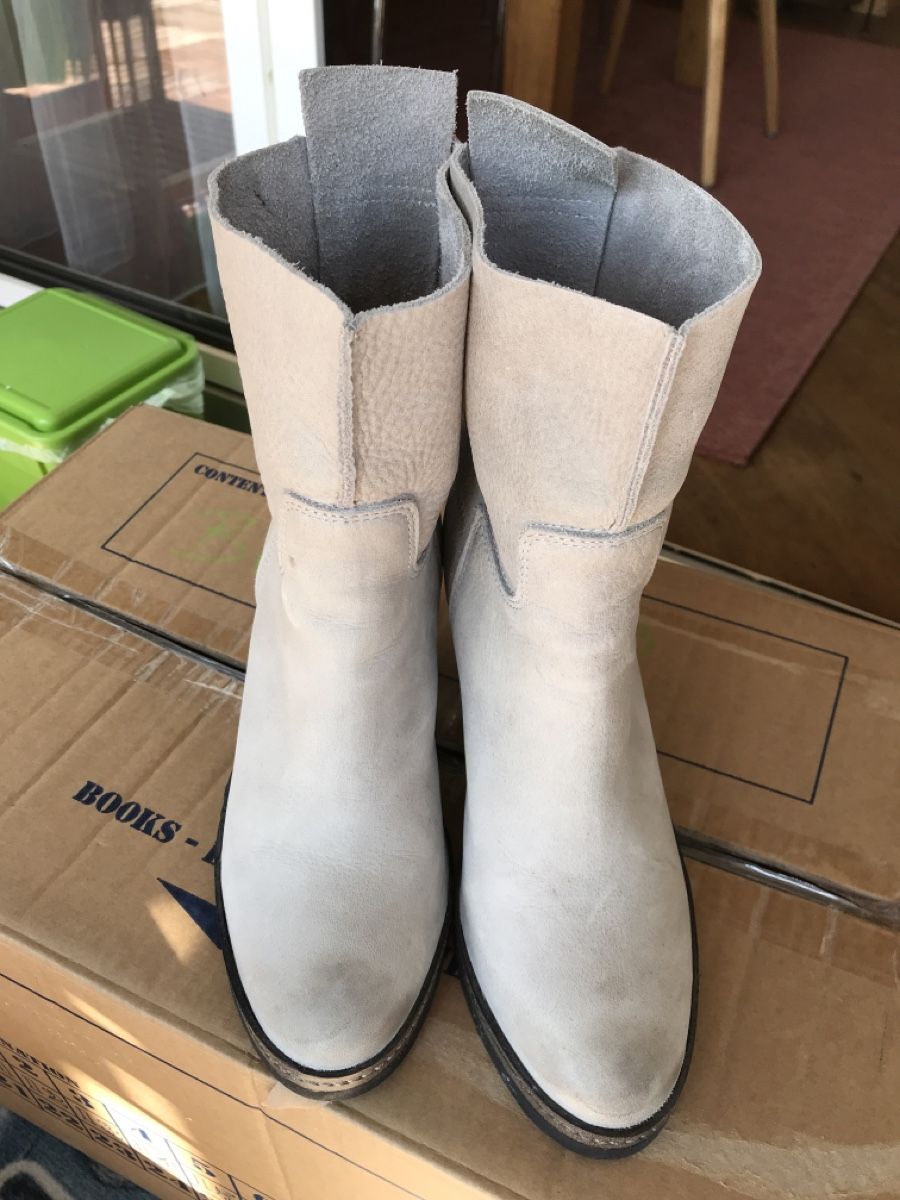 Scarpe da donna: SHABBIES Amsterdam, Stiefel, hellgrau, Gr. 37 – Usato da Meilen venduto da delta-da-spica 4