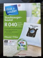2x Flink & Sauber Vacuum Bags R 040 4 Bags + Filter