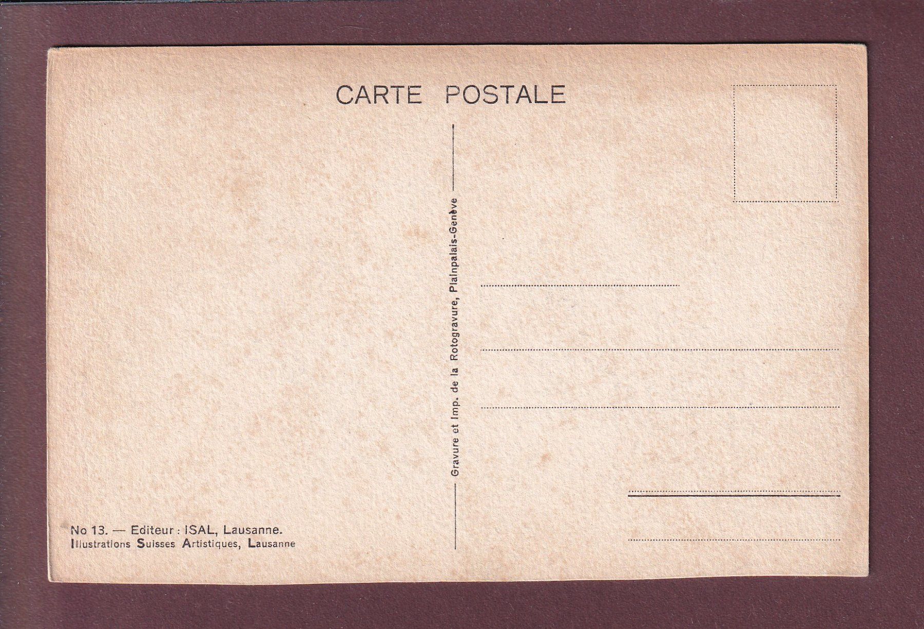 Cartoline postali: Lausanne - Université - ED. ROSSIER – Usato da Pully venduto da nicecards 1