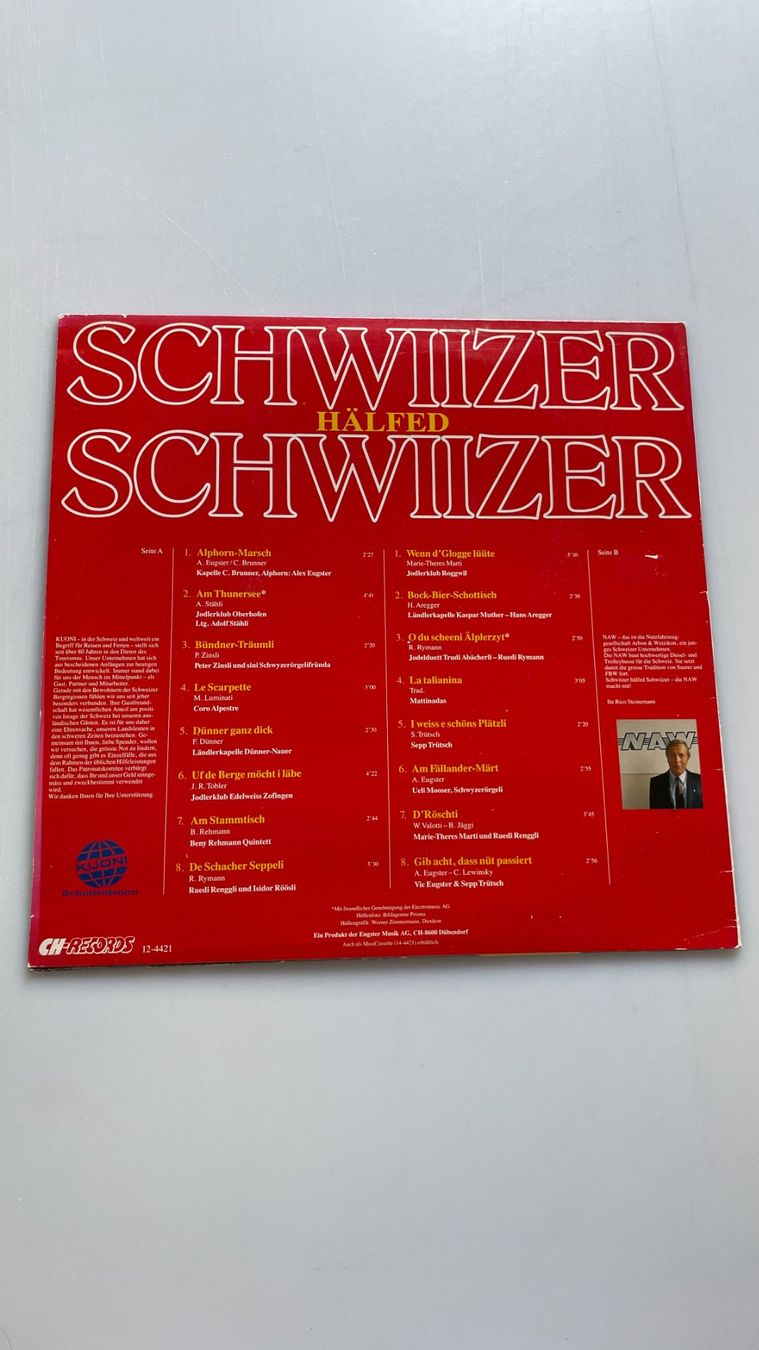Schallplatten: Schwiizer hälfed Schwiizer - Schallplatte – Gebraucht aus Glattfelden von markweb 1