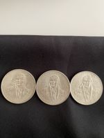 3 Silbermünzen Mexiko 100 Pesos 1978 – José María Morelos – 