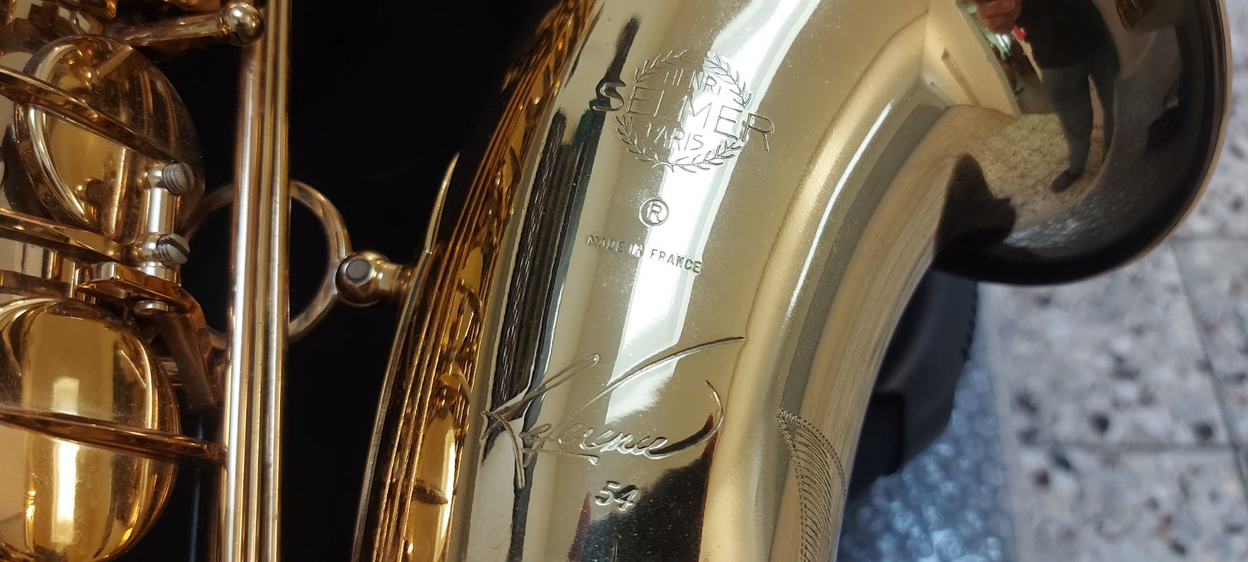 Selmer Strumenti musicali: Selmer Reference 54 Tenor Saxophone gold lacquer engraved – Usato da Glattbrugg venduto da Swissmusik 2