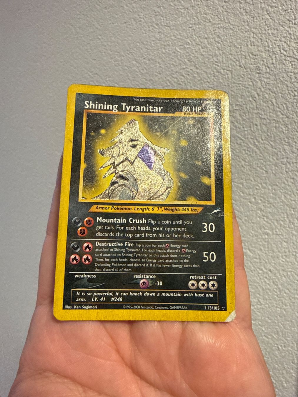 Cartoline: Pokemon Shining Tyranitar – Usato da Frauenfeld venduto da Poke_Toniii 2