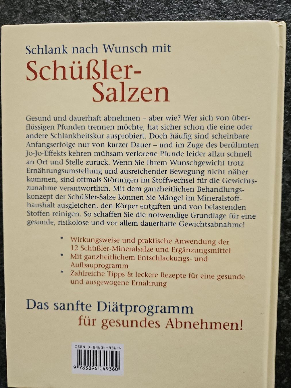 Libri: Schlank mit Schüssler Salzen - Das Original Buch – Usato da Urdorf venduto da Colina 1