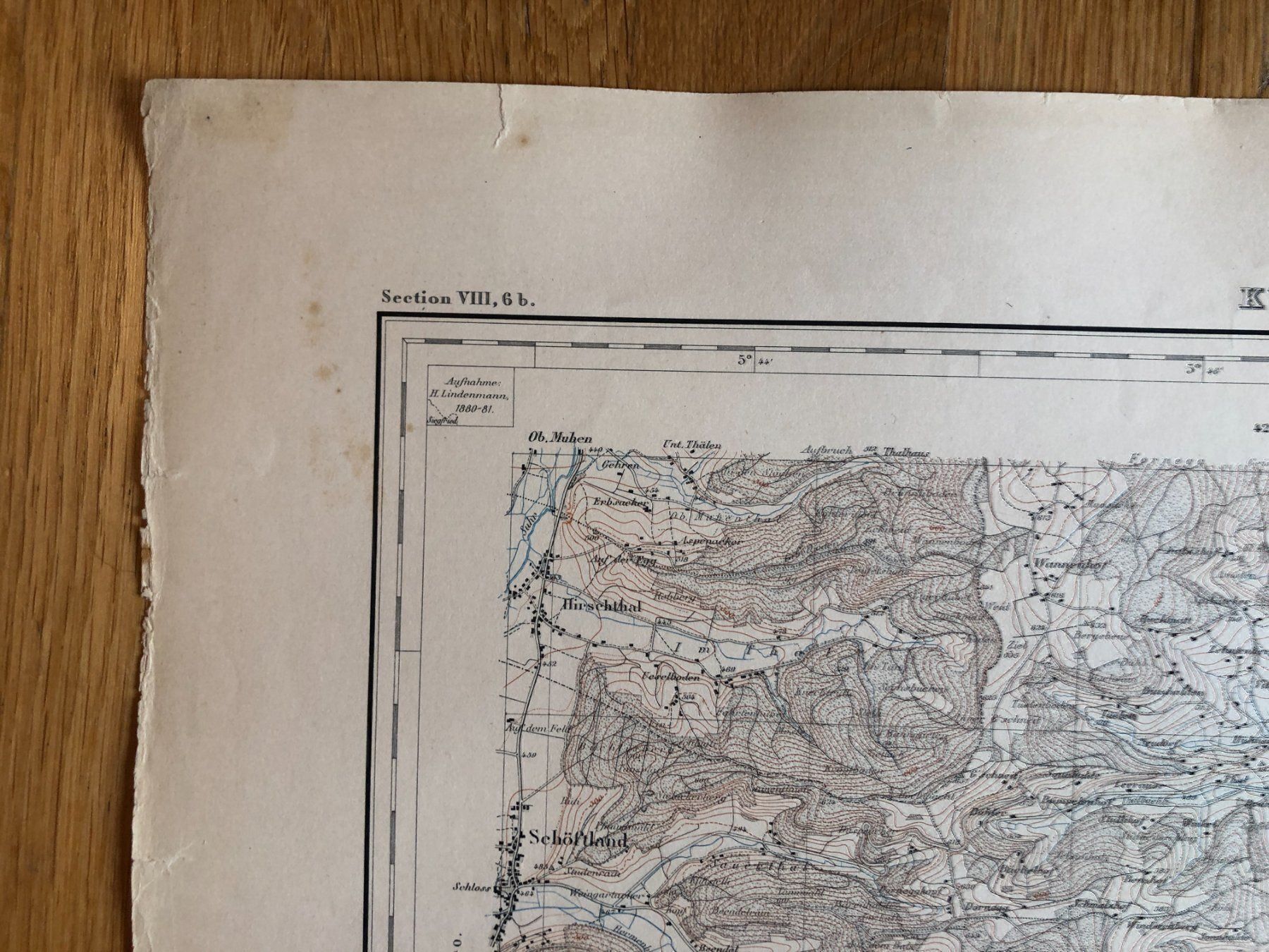 Landkarten & Atlanten: Siegfriedatlas Bl. 167: Kulm 1885 – Gebraucht aus Zürich von allp 3