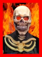 Horrormaske Totenkopf f Fasnacht Skull Halloween Schädel