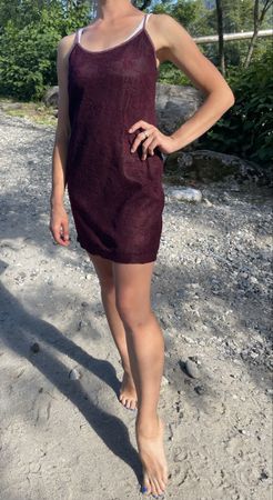 Abito da sera in pizzo elegante,tgS/M-feste👌vacanze