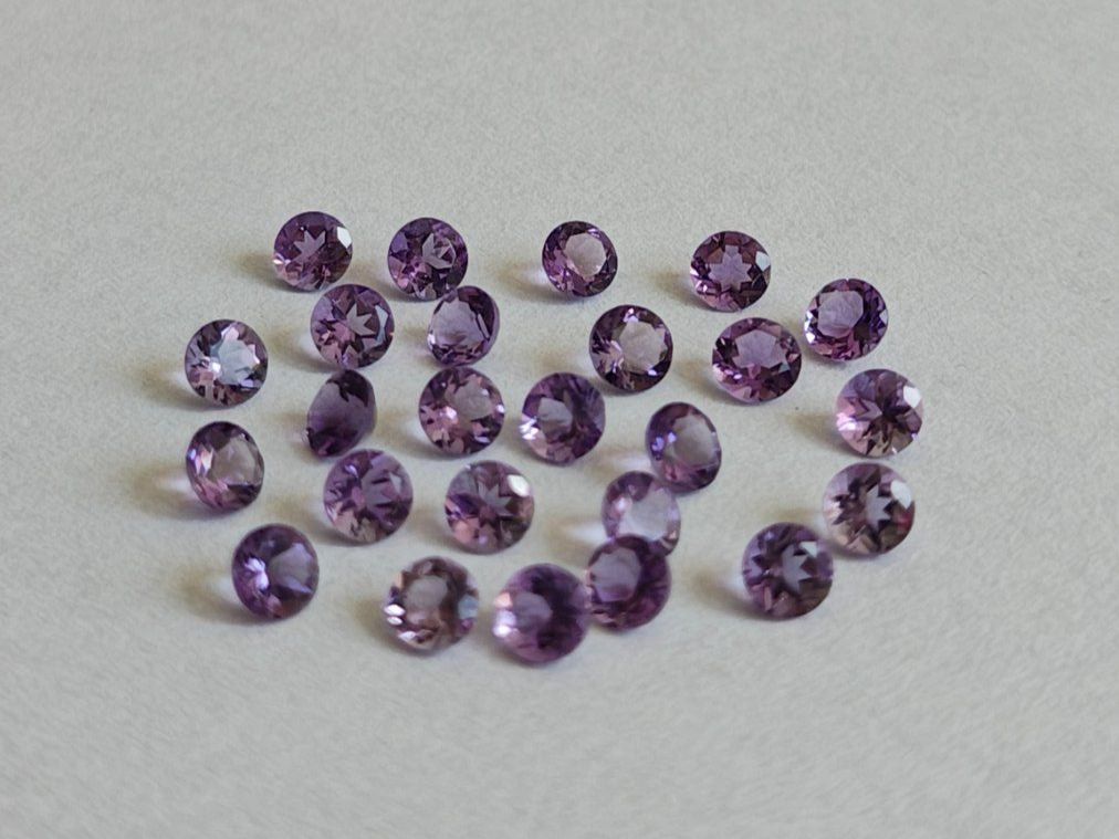 Pietre preziose: Améthystes AAA rondes 3 mm / 0.10 ct pièce – Nuovo (secondo la descrizione) da La Chaux-de-Fonds venduto da j-aime-les-gemmes