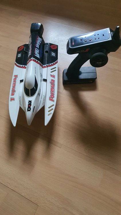 Grand Bateau Radiocommandé AMEWI BLADE – Avec émetteur, Testé Et Fonctionnel