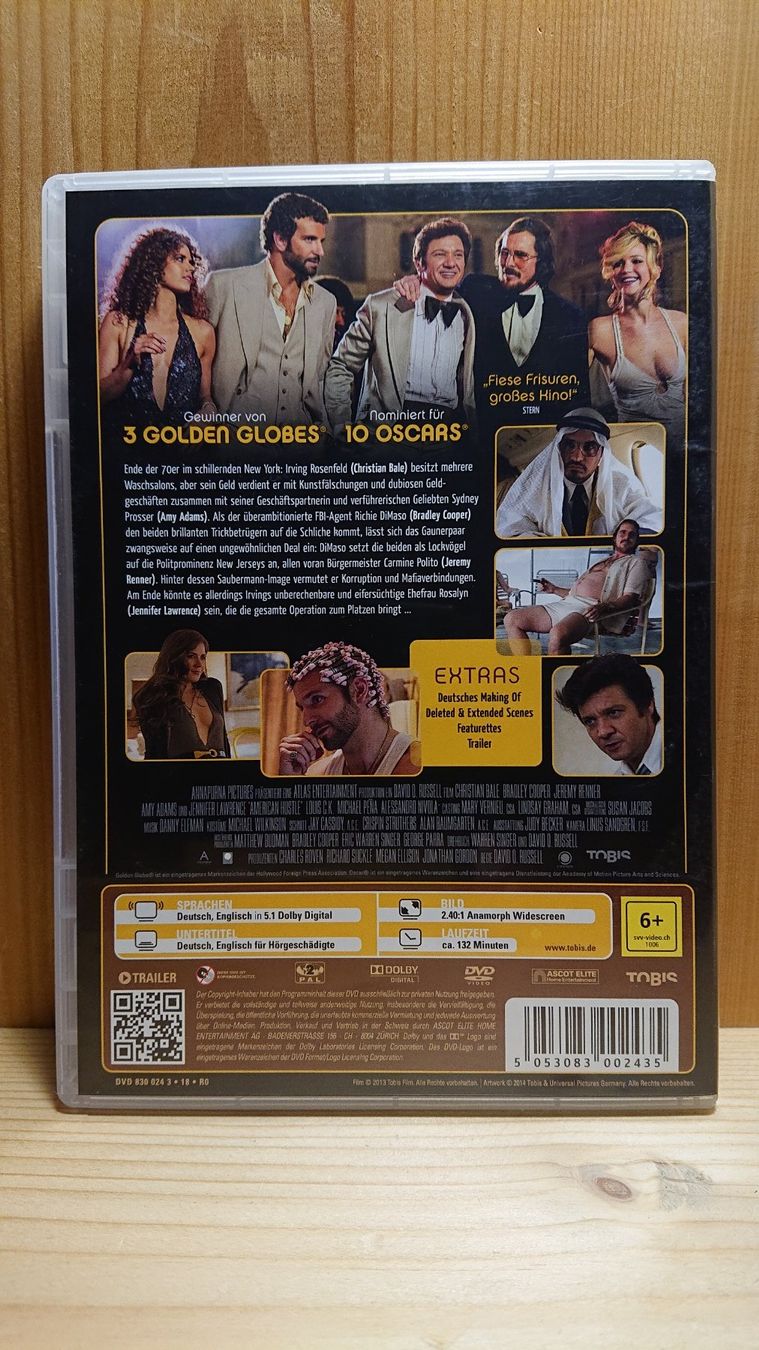 Alle DVDs: AMERICAN HUSTLER DVD mit Christian Bale – Gebraucht aus Wilderswil von Exebub 1