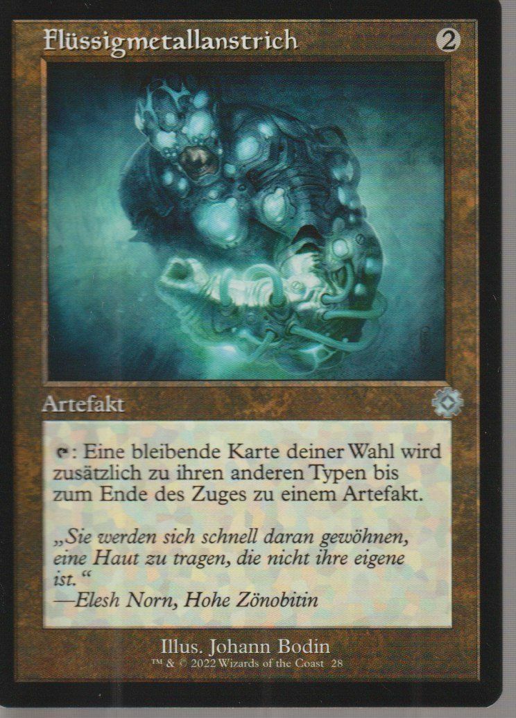 Magic The Gathering Sammelbilder & Trading cards: Magic The Gathering MTG Retro Frame Artifact  28 Flüssigmeta – Neu (gemäss Beschreibung) aus Vezia von Aquarius_Age