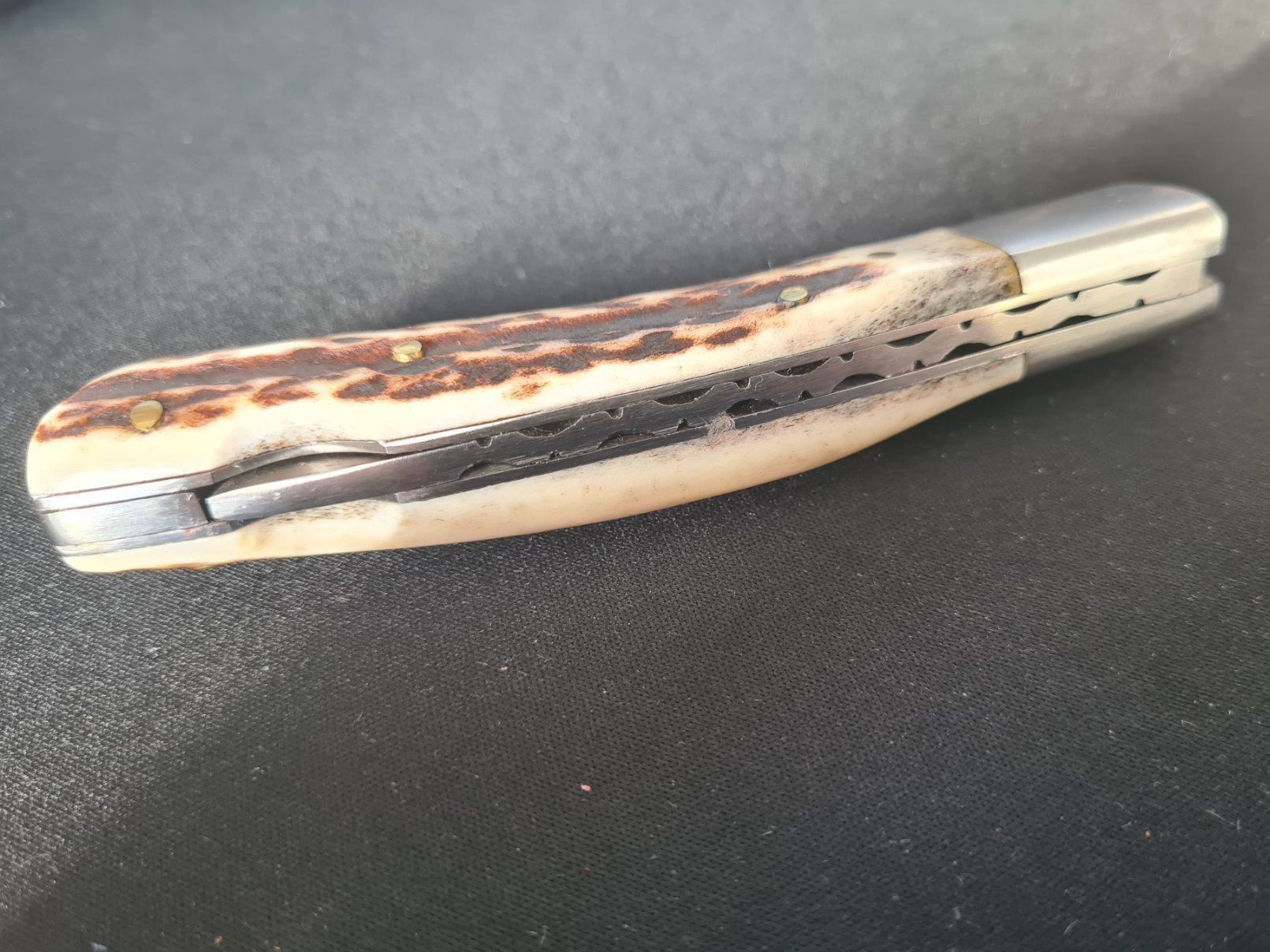 Coltelli tascabile: Damast Taschenmesser Horn – Nuovo (secondo la descrizione) da Bern venduto da Respirit 5