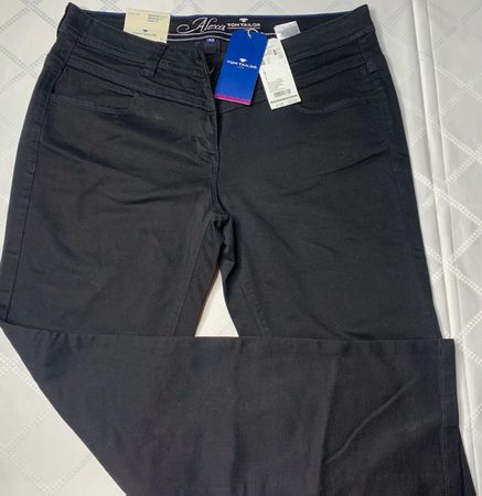 Pantalon Tom Tailor Alexa noir, taille 42, neuf avec étiq...