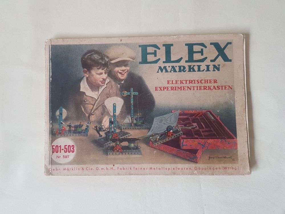 Märklin Elex Katalog 1949 Elektronischer Experimentierkasten (Gebraucht