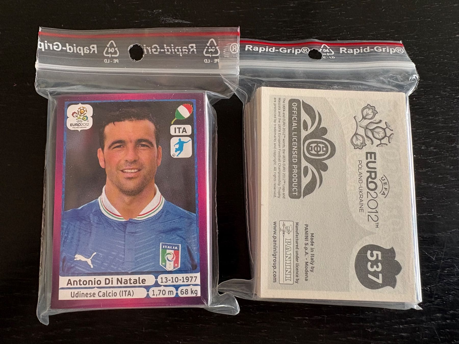 Topps Carte collezionabili: Panini 2012, Set a 100 Sticker – Nuovo (secondo la descrizione) da Ettingen venduto da flo1988