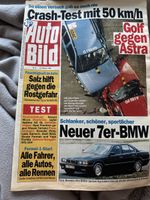 Auto Bild 2/1992, Crash-Test Golf vs. Astra, BMW 7er 54
