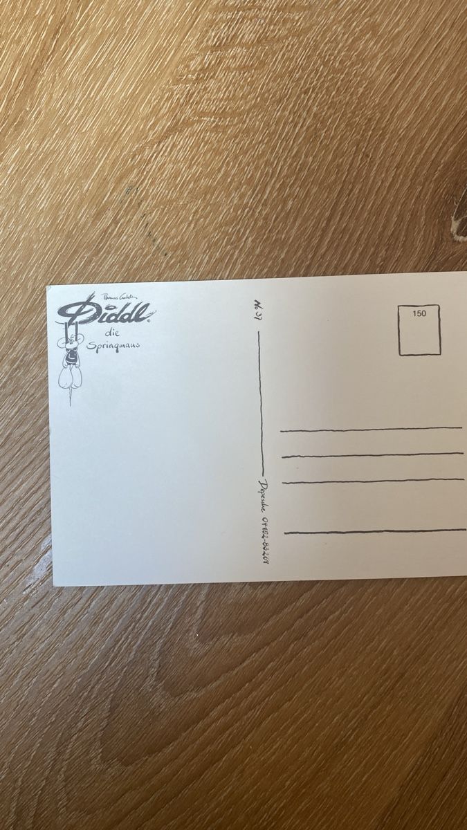 Cartoline: Diddle Postkarte Nr.37 – Nuovo (secondo la descrizione) da Beinwil (Freiamt) venduto da Akgeun 1