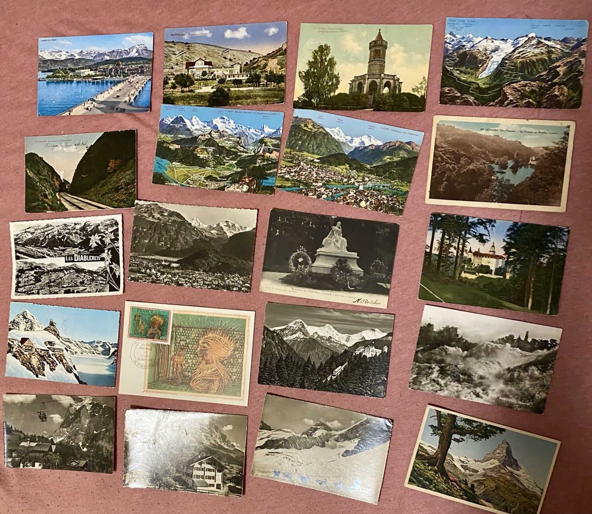 Ansichtskarten: Ca 200 Ansichtskarten vorallem Schweiz – Gebraucht aus Kerns von Nia12 4