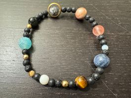 Perlenarmband Sonnensystem, Armband, bracelet, solar system
