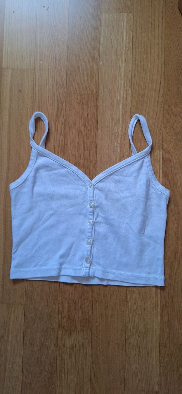 Brandy Melville T-shirt: Brandy Melville, top blanc – Nuovo e nell'imballaggio originale da Lussery-Villars venduto da pousinete02