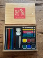 Caran d'Ache Holzkiste mit Malutensilien guter Zustand