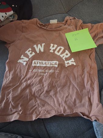 H&M T-Shirt, New York Print, Grösse 86
