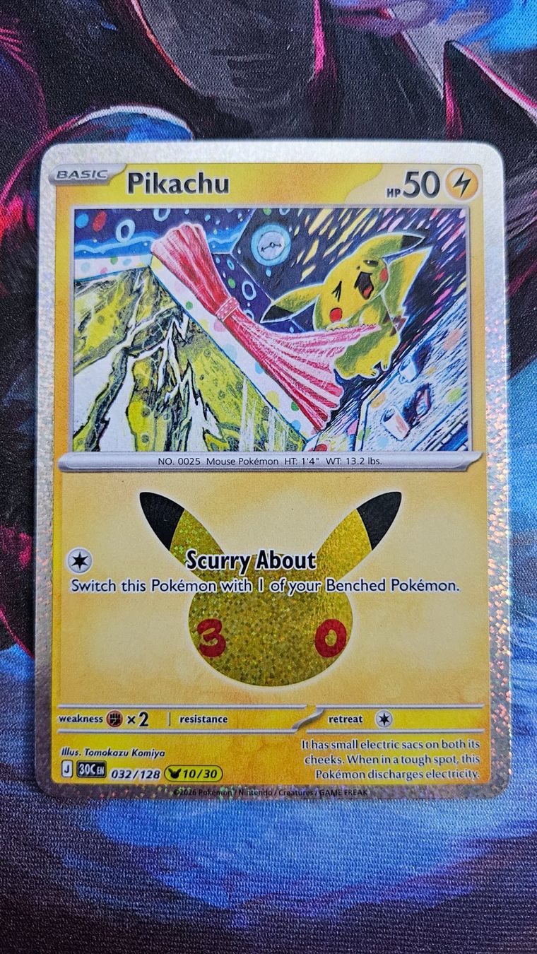 Pokémon Carte collezionabili: Pokemon Pikachu 30th Anniversary EN – Nuovo (secondo la descrizione) da Cousset venduto da PokePlus