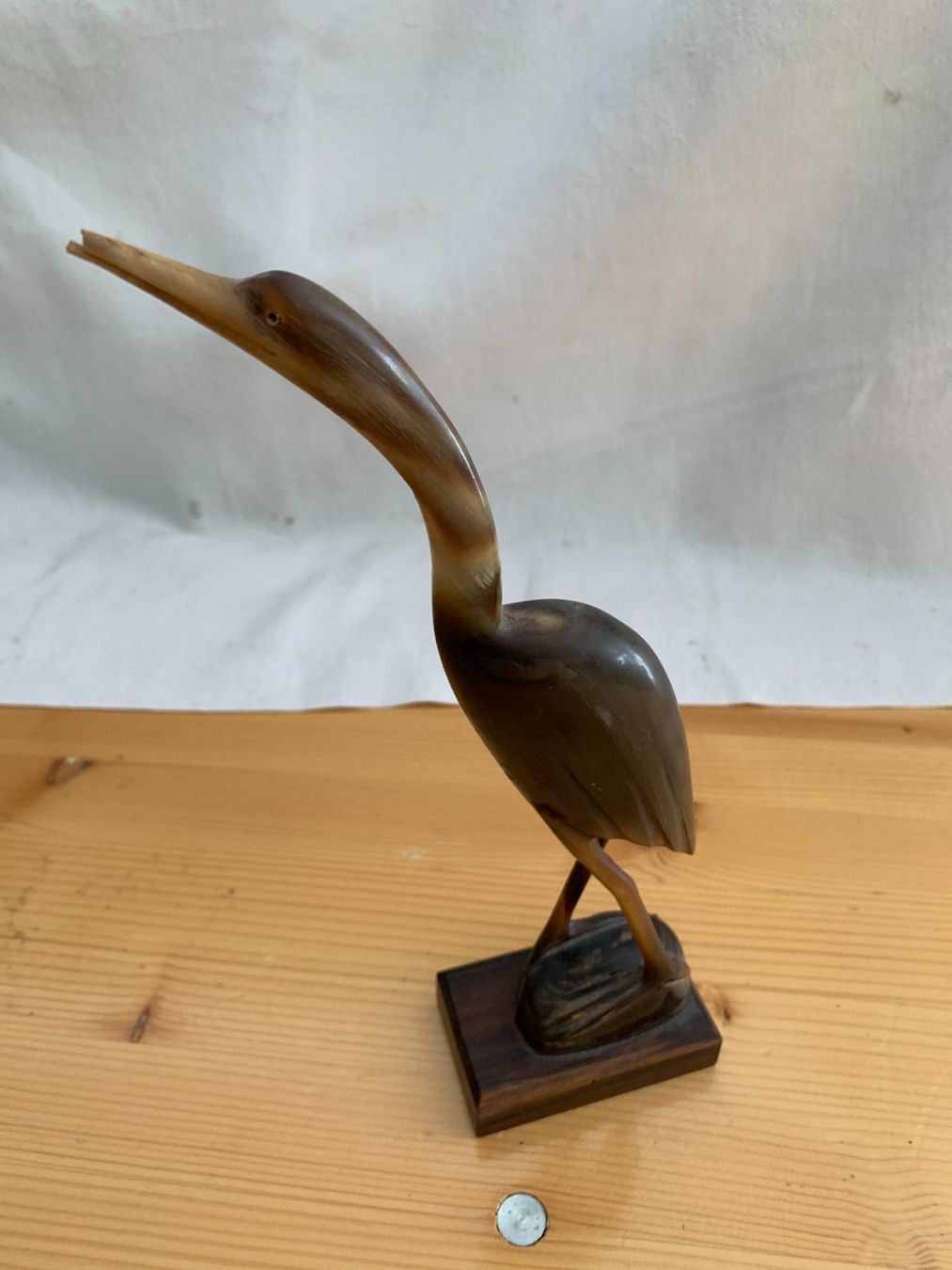 Figuren: Fischreiher aus Stein auf Sockel. – Gebraucht aus Mumpf von dadaboygugulini 1