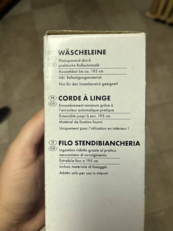 Fili: Wäscheleine195cm – Usato da Basel venduto da Ducky52 1