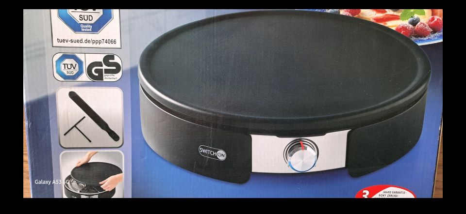 Teglie da forno: Crêpe-maker 1500w 38cm Neu – Nuovo e nell'imballaggio originale da Frauenfeld venduto da berk39 4