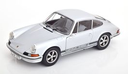 Porsche 911 S 1967-1969 silber met. / schwarz     1:18