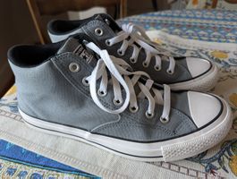 Converse All Star grey mid top sneakers size 43 - like new