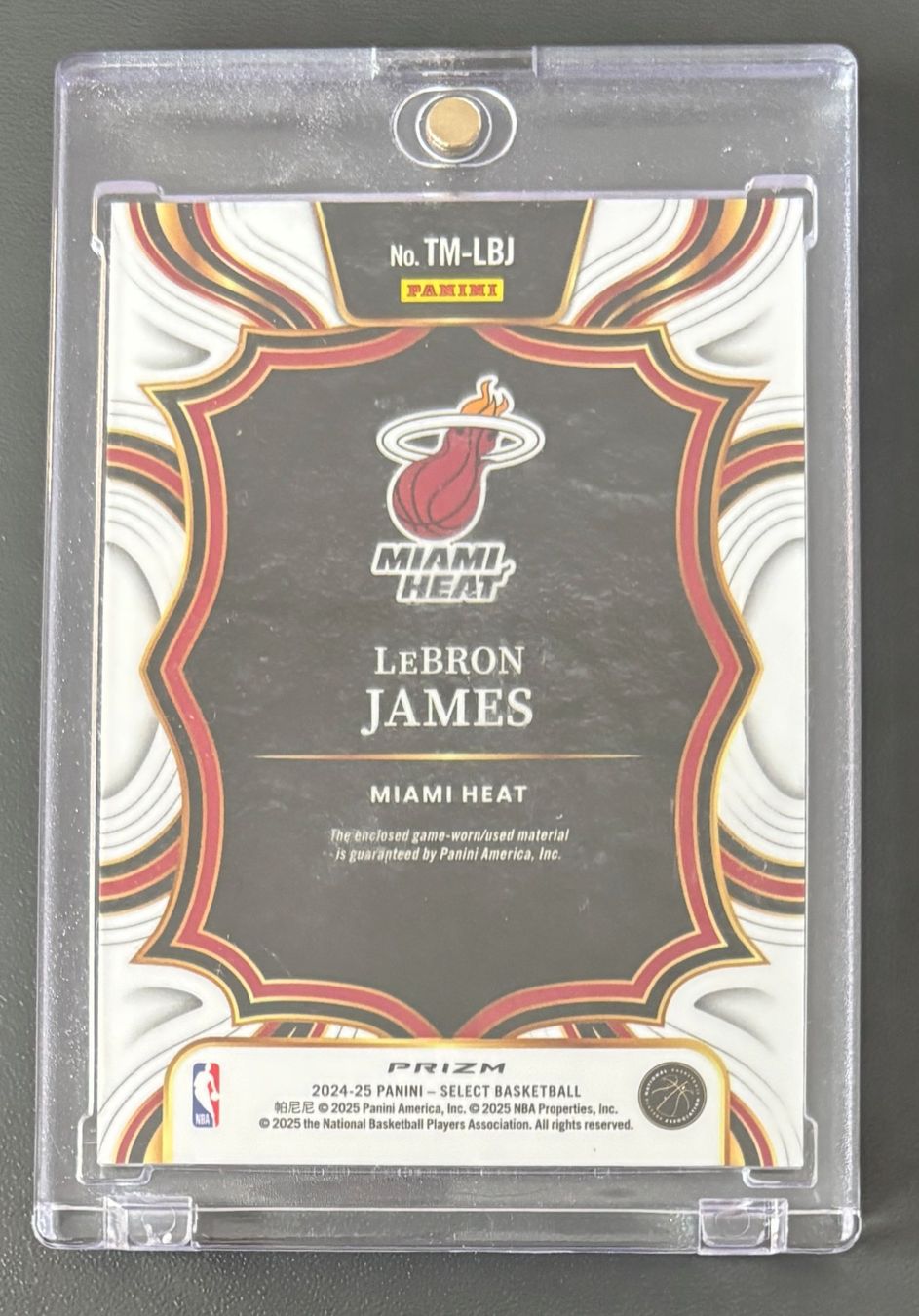 Nba Carte collezionabili: NBA LeBron James 2024 Select Throwback Game Worn Jersey Card – Nuovo (secondo la descrizione) da Muri b. Bern venduto da winningloser 1