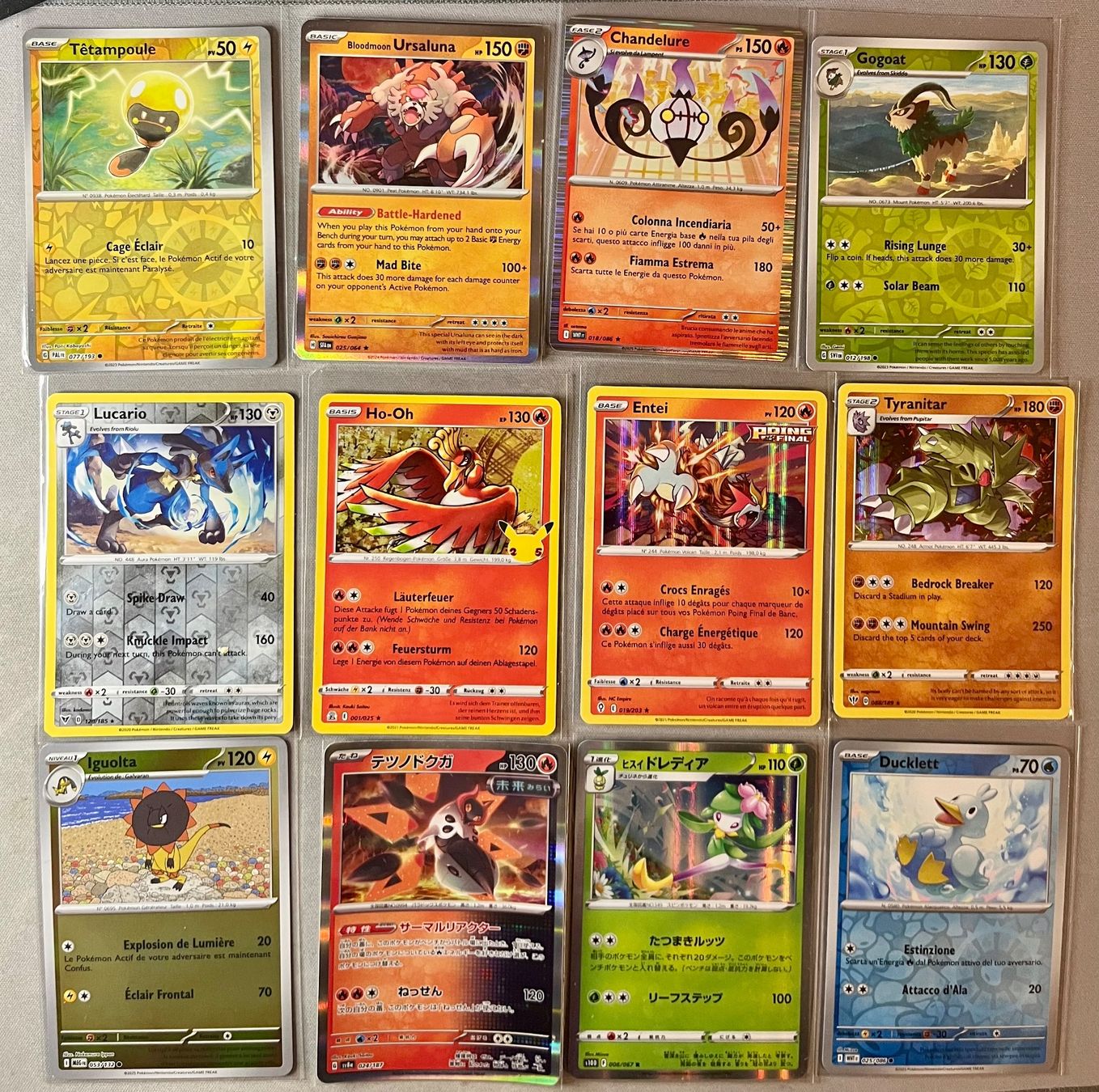 Pokémon Carte collezionabili: 12 Pokemon Card Holo & Reverse Holo Bundle Ho-oh – Usato da Morges venduto da otaku_trading