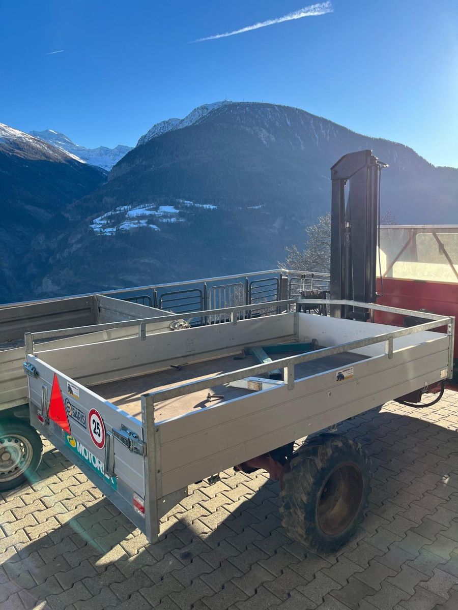 Trattori: Kran mit Ladebrücke – Usato da Mund venduto da Celicia 2