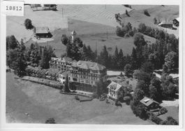 Flugaufnahme Seelisberg - Hotel Bellevue