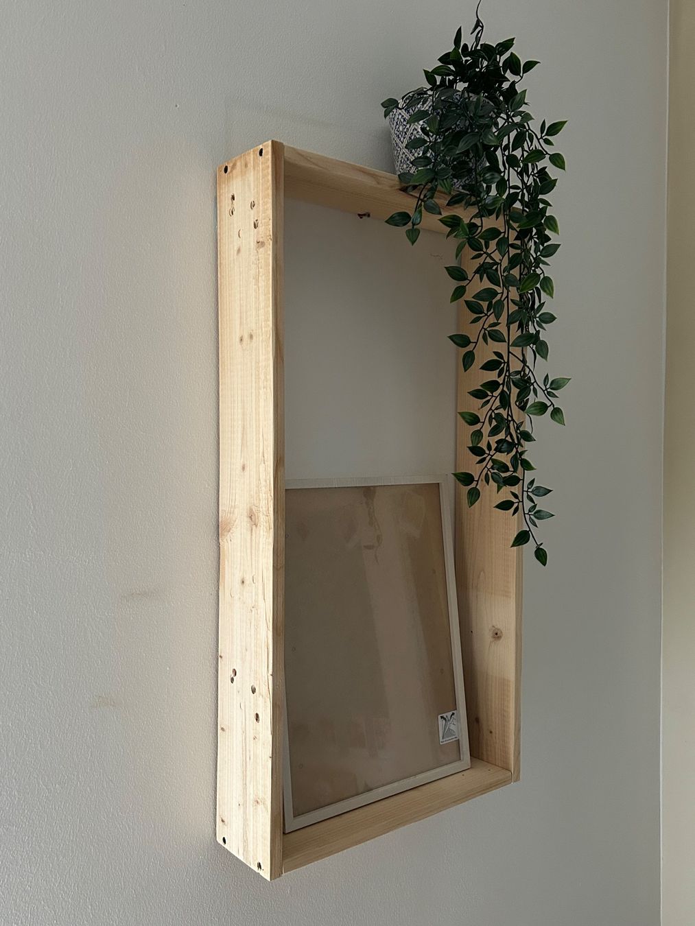 Scaffali: 2 Holz Wandregale, rechteckig – Nuovo (secondo la descrizione) da Zürich venduto da emkay13 3