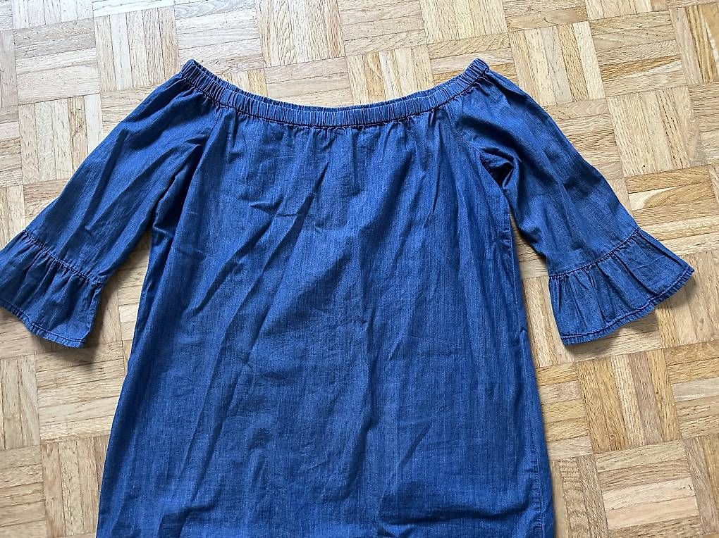 Vestiti: Jeanskleid mit Carmenausschnitt Gr. M  – Usato da Stäfa venduto da DearDarling 1