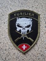*** Badge Füsilier Skull mit klett ***